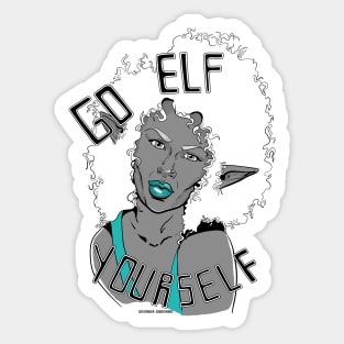 Go Elf Yourself Sticker